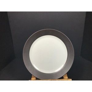 Dansk Flamestone Smooth Brown stoneware dessert Plate Jens Quistgaard